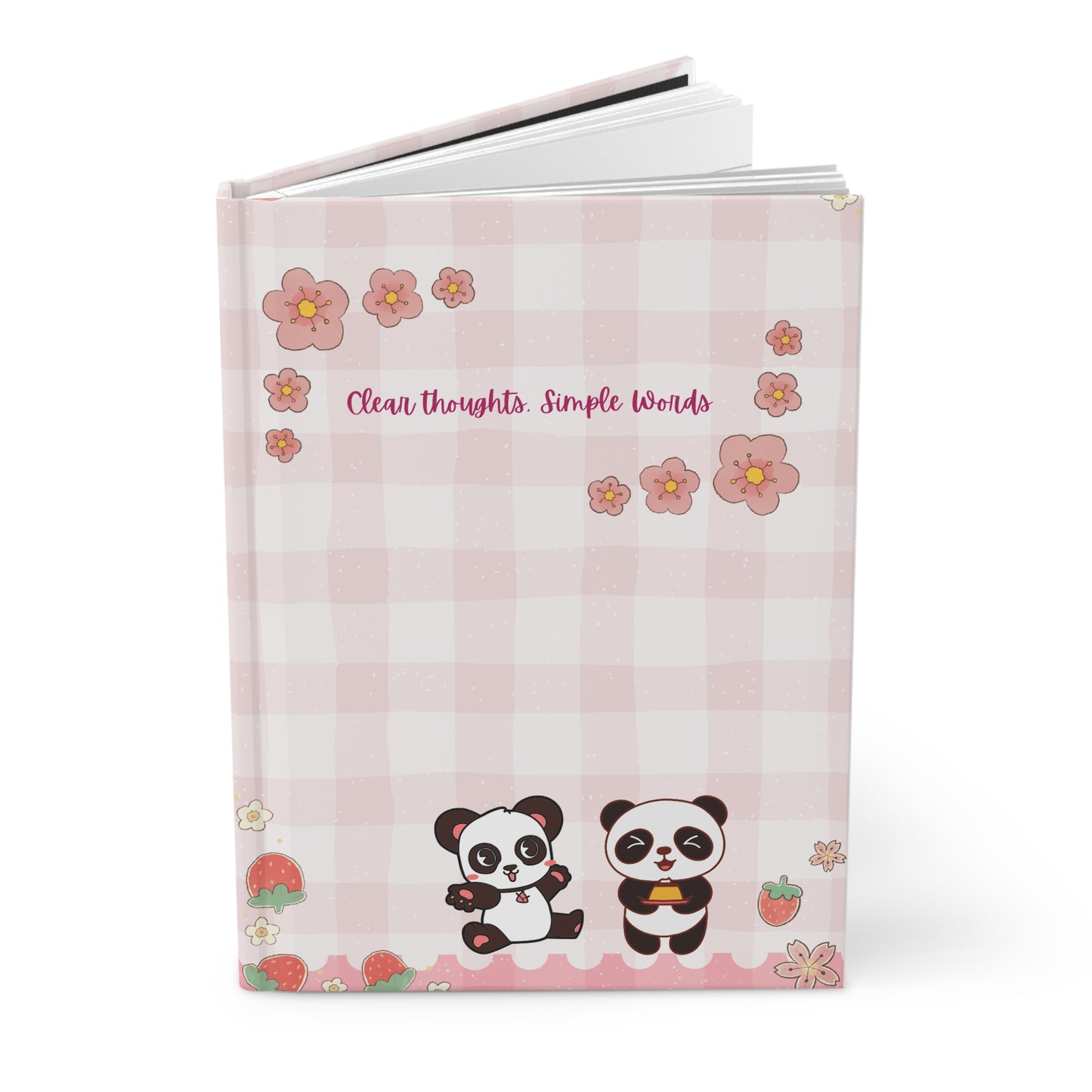 Panda & Picnic Hardcover Journal