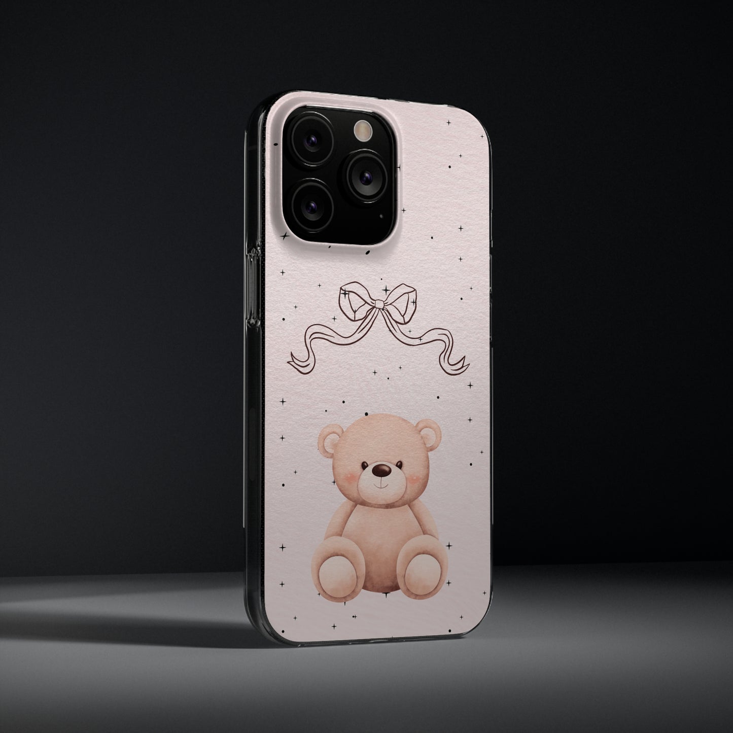 Cute Bear and Bow Phone Case