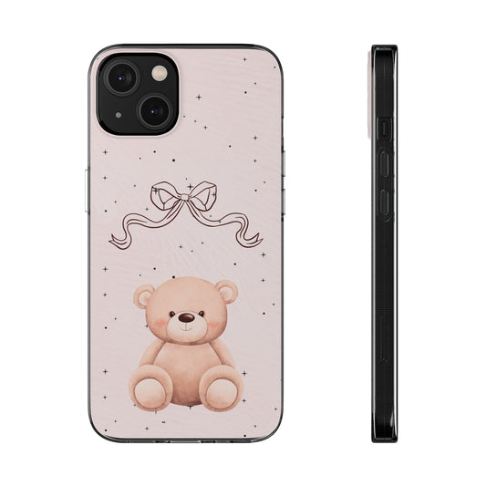 Cute Bear and Bow Phone Case