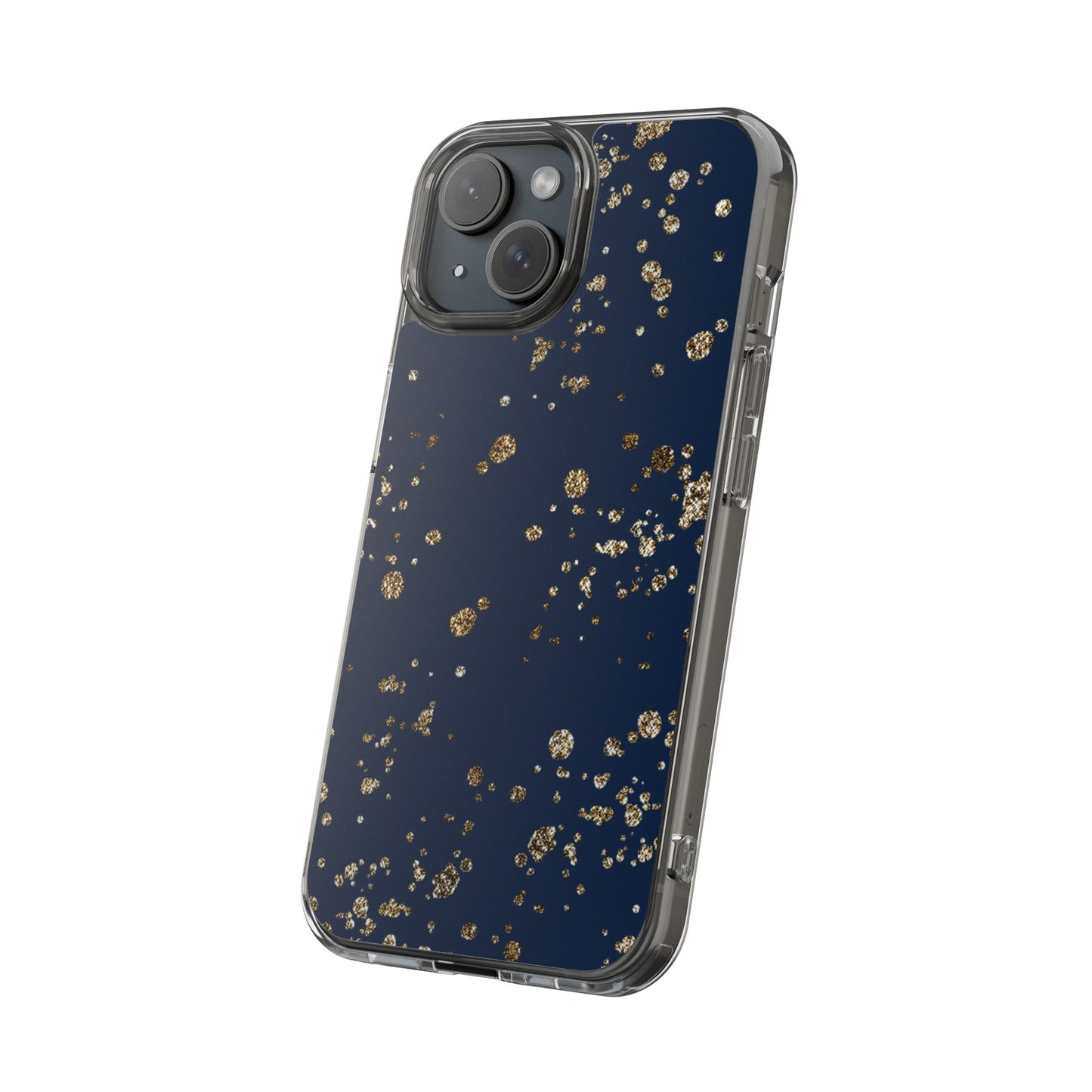 Elegant Glitter Clear Phone Case