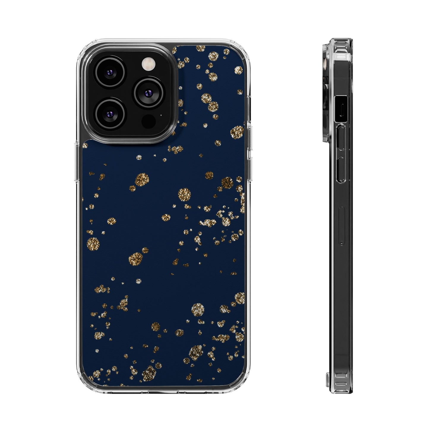 Elegant Glitter Clear Phone Case