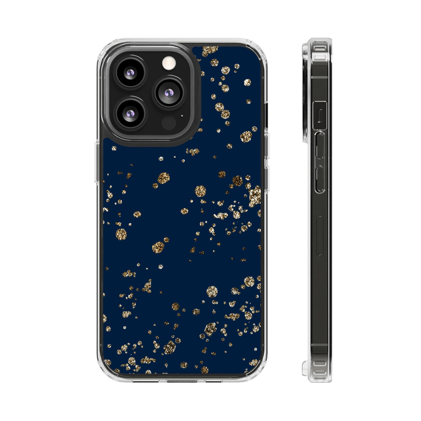 Elegant Glitter Clear Phone Case