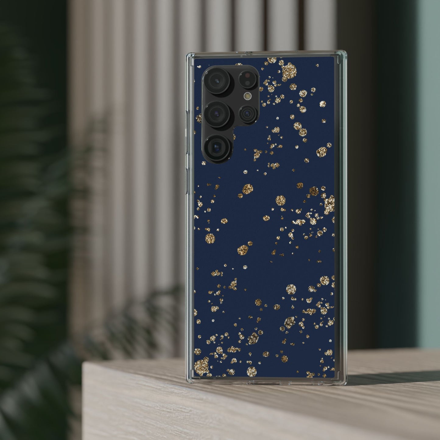 Elegant Glitter Clear Phone Case