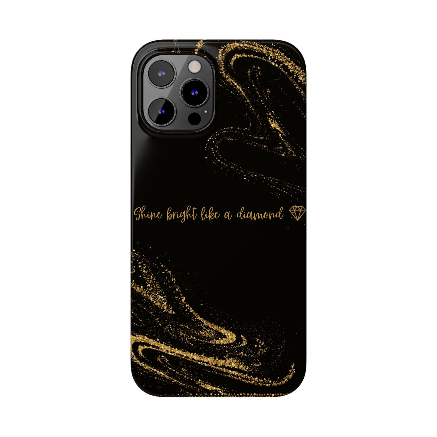 Elegant Glitter Phone Case - "Shine Bright Like a Diamond" Design
