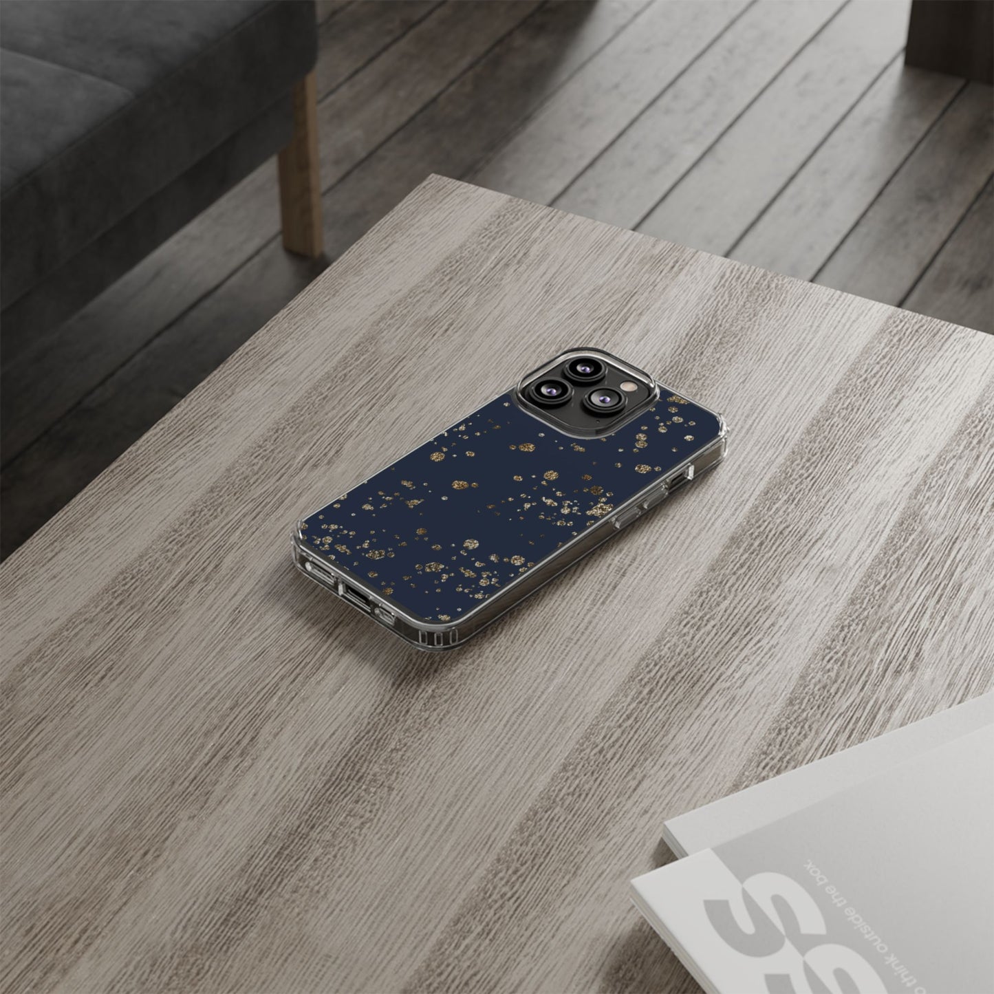 Elegant Glitter Clear Phone Case