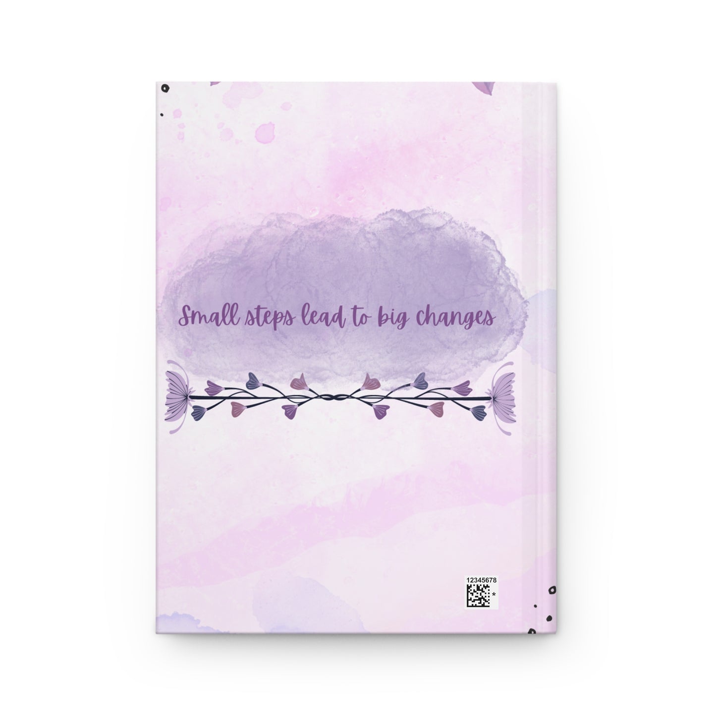 "Make it Happen" Purple Hardcover Journal