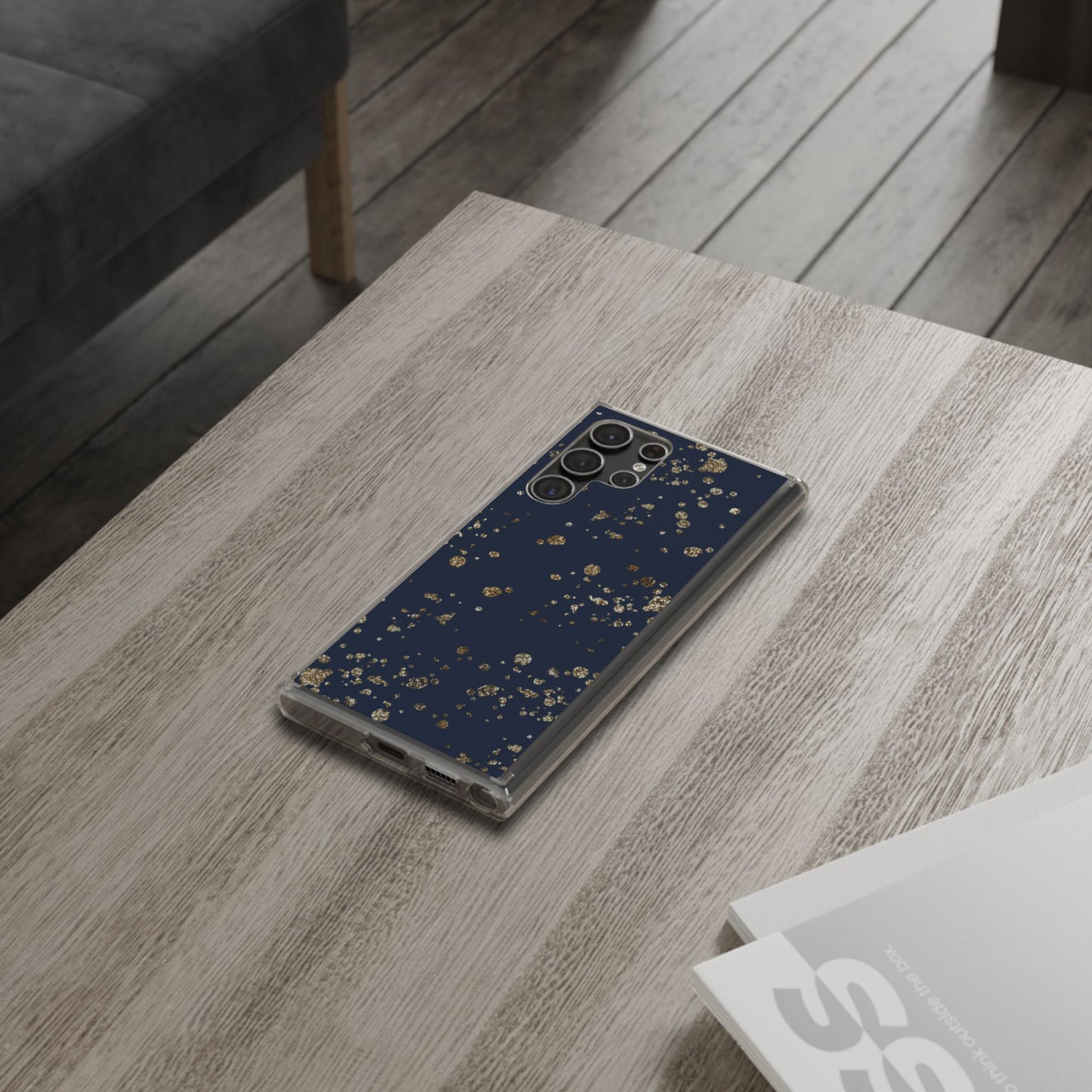 Elegant Glitter Clear Phone Case