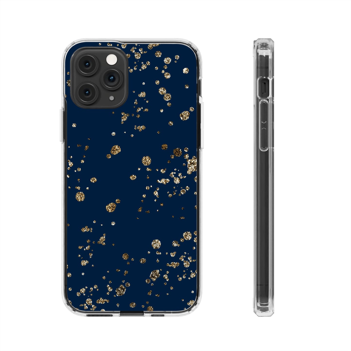 Elegant Glitter Clear Phone Case