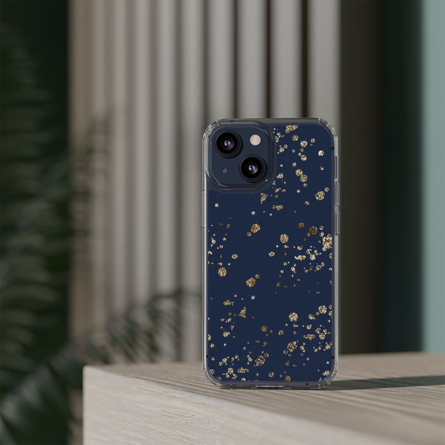 Elegant Glitter Clear Phone Case