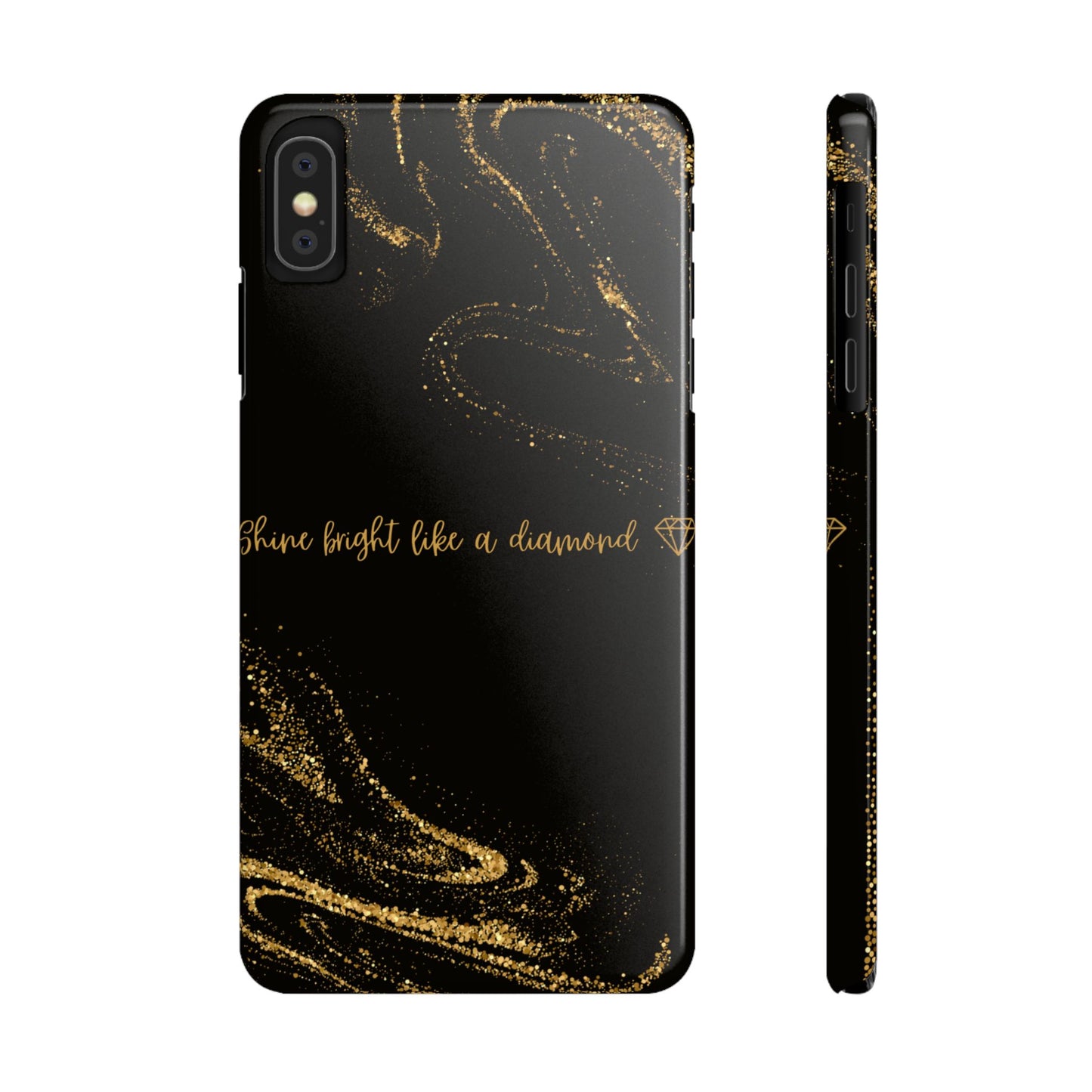Elegant Glitter Phone Case - "Shine Bright Like a Diamond" Design