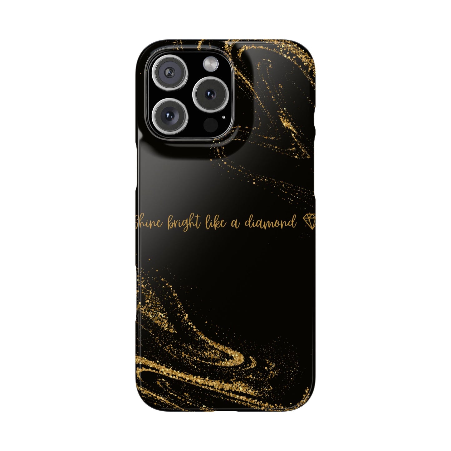 Elegant Glitter Phone Case - "Shine Bright Like a Diamond" Design