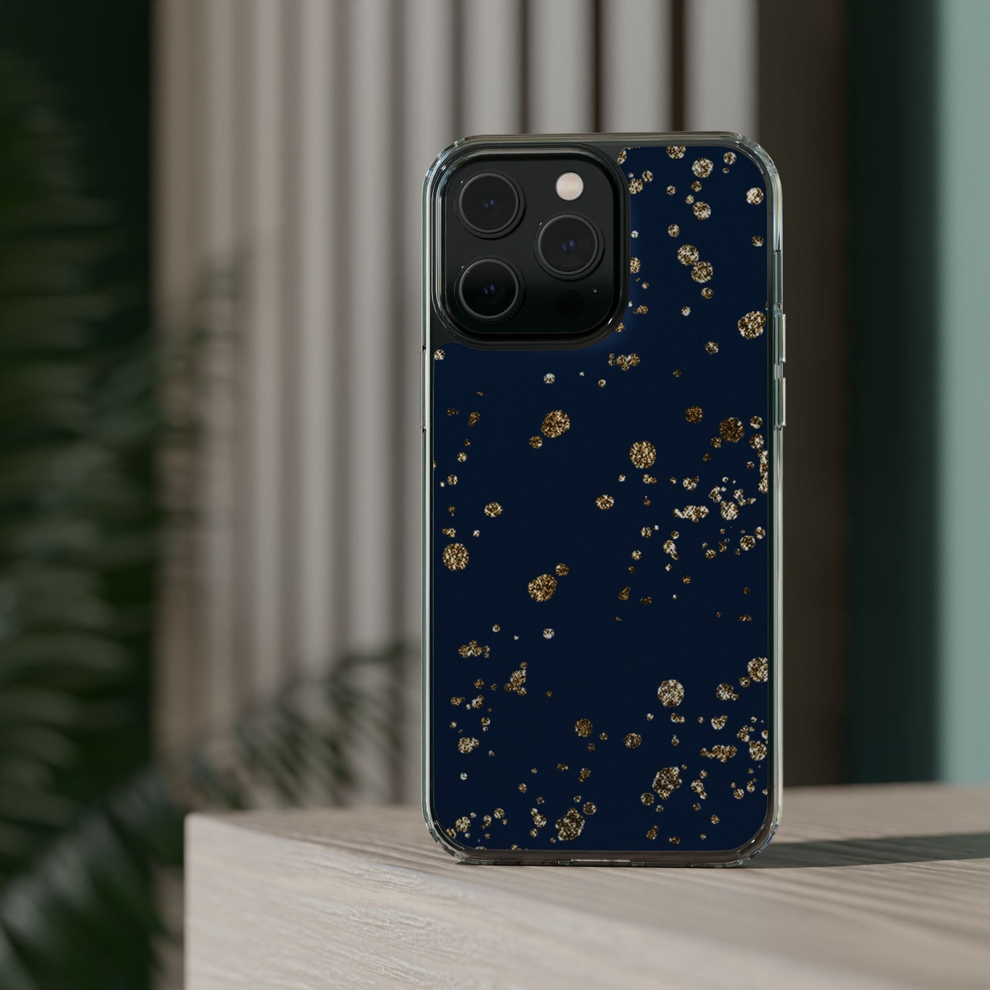 Elegant Glitter Clear Phone Case