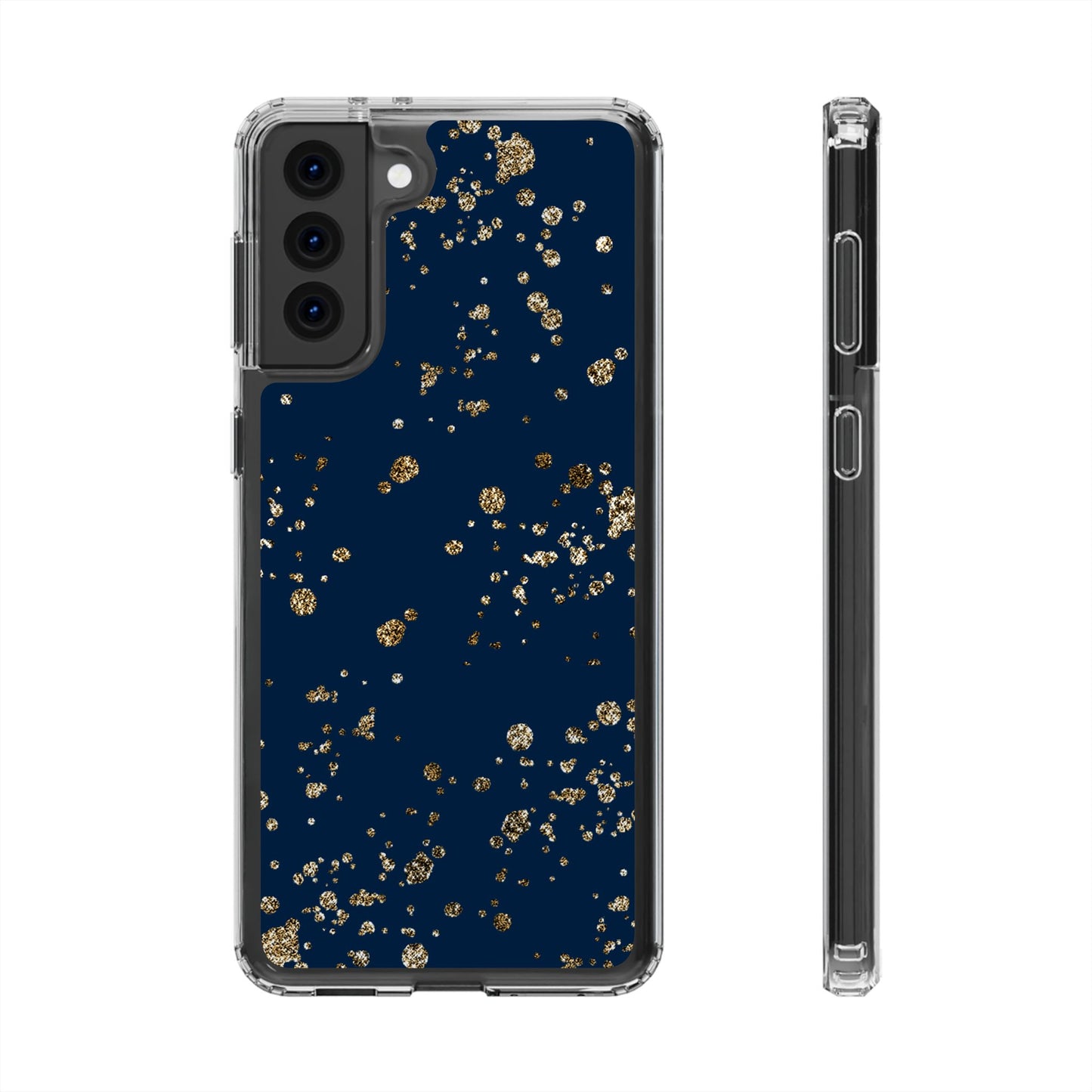 Elegant Glitter Clear Phone Case