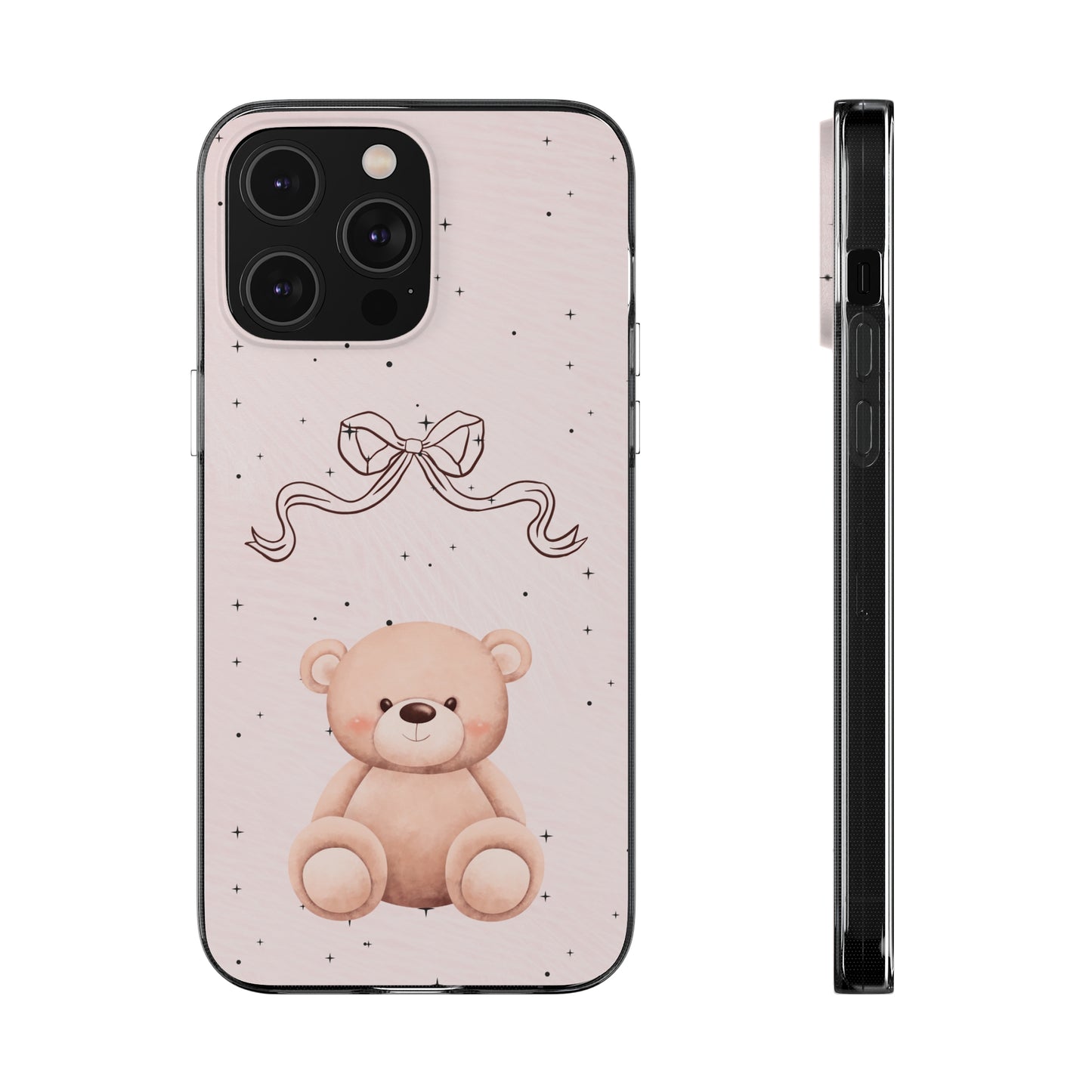 Cute Bear and Bow Phone Case