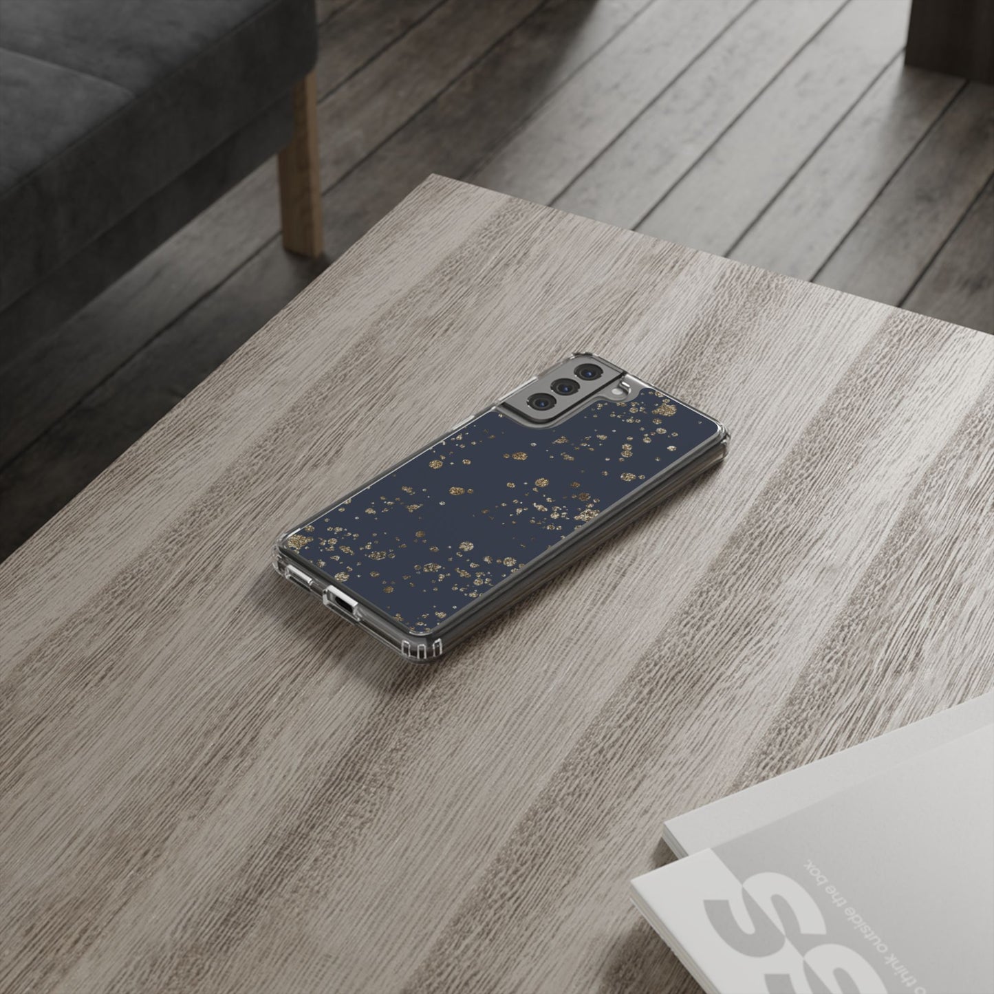 Elegant Glitter Clear Phone Case
