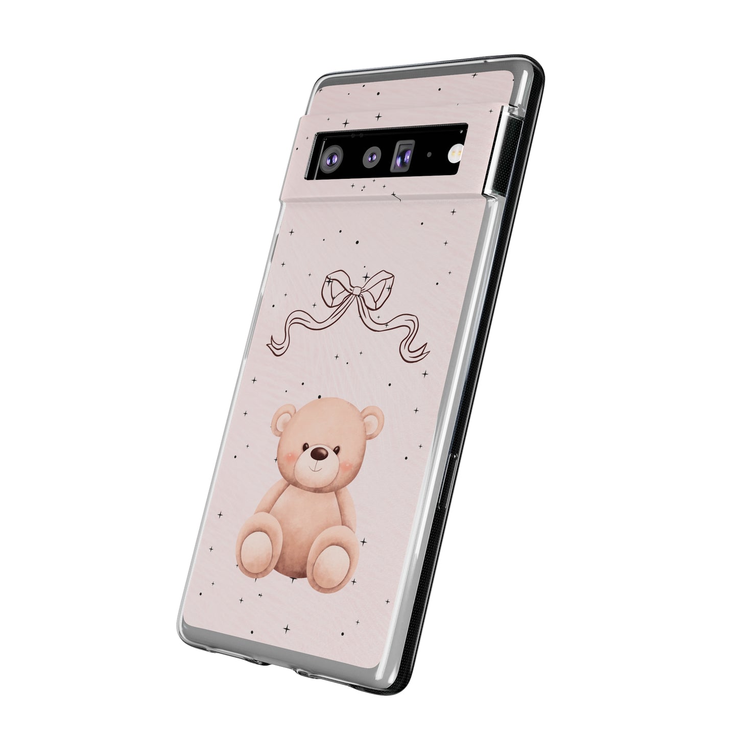 Cute Bear and Bow Phone Case