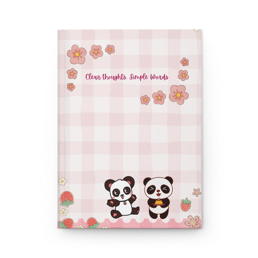 Panda & Picnic Hardcover Journal