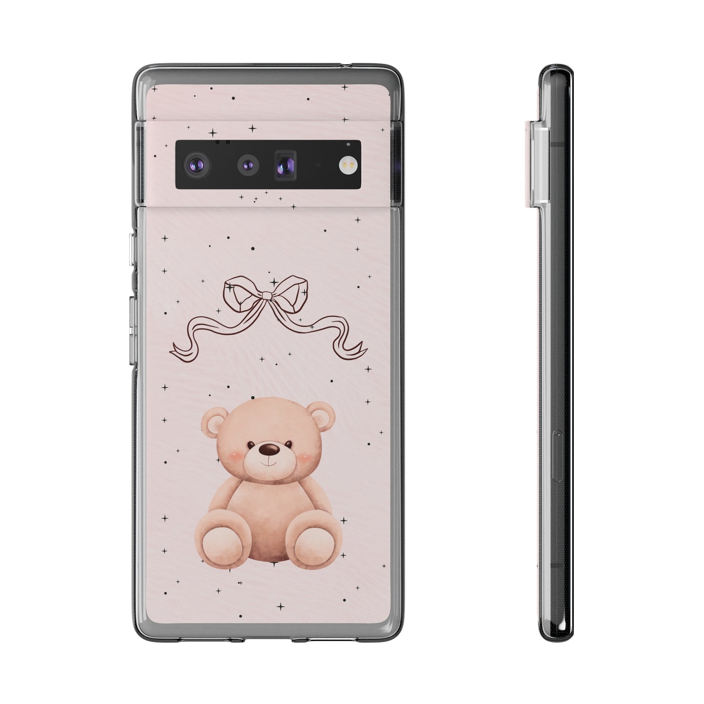 Cute Bear and Bow Phone Case