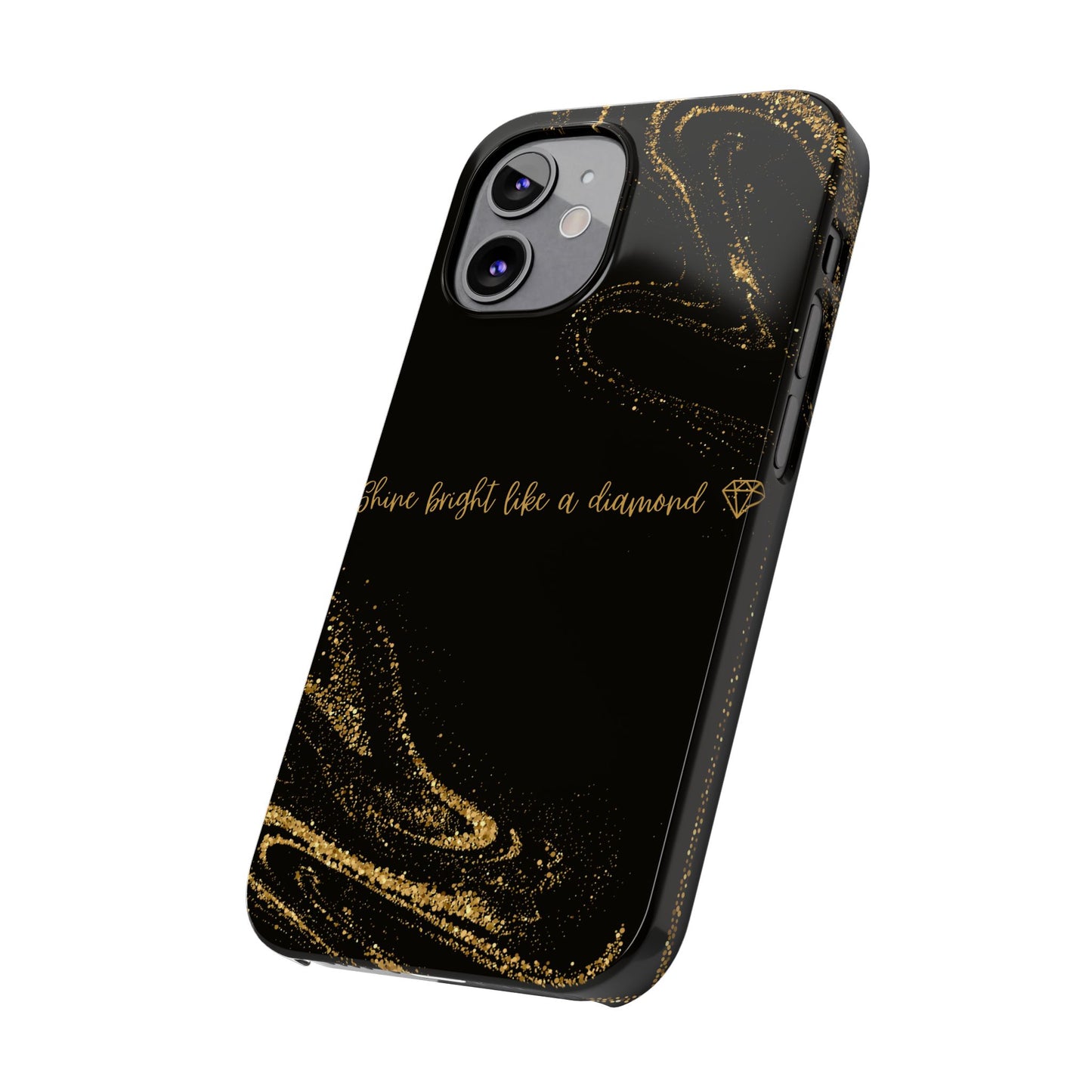 Elegant Glitter Phone Case - "Shine Bright Like a Diamond" Design