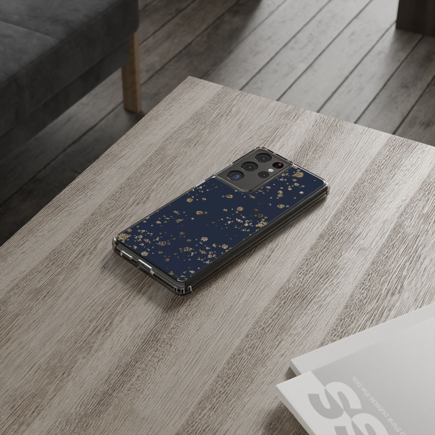 Elegant Glitter Clear Phone Case