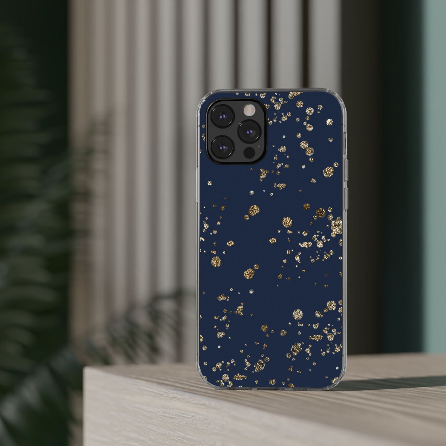 Elegant Glitter Clear Phone Case