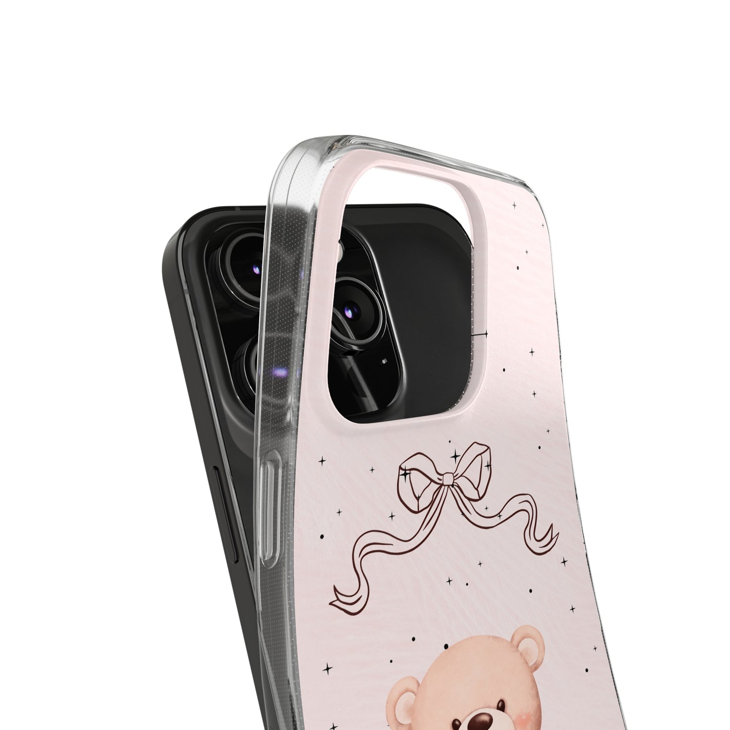 Cute Bear and Bow Phone Case