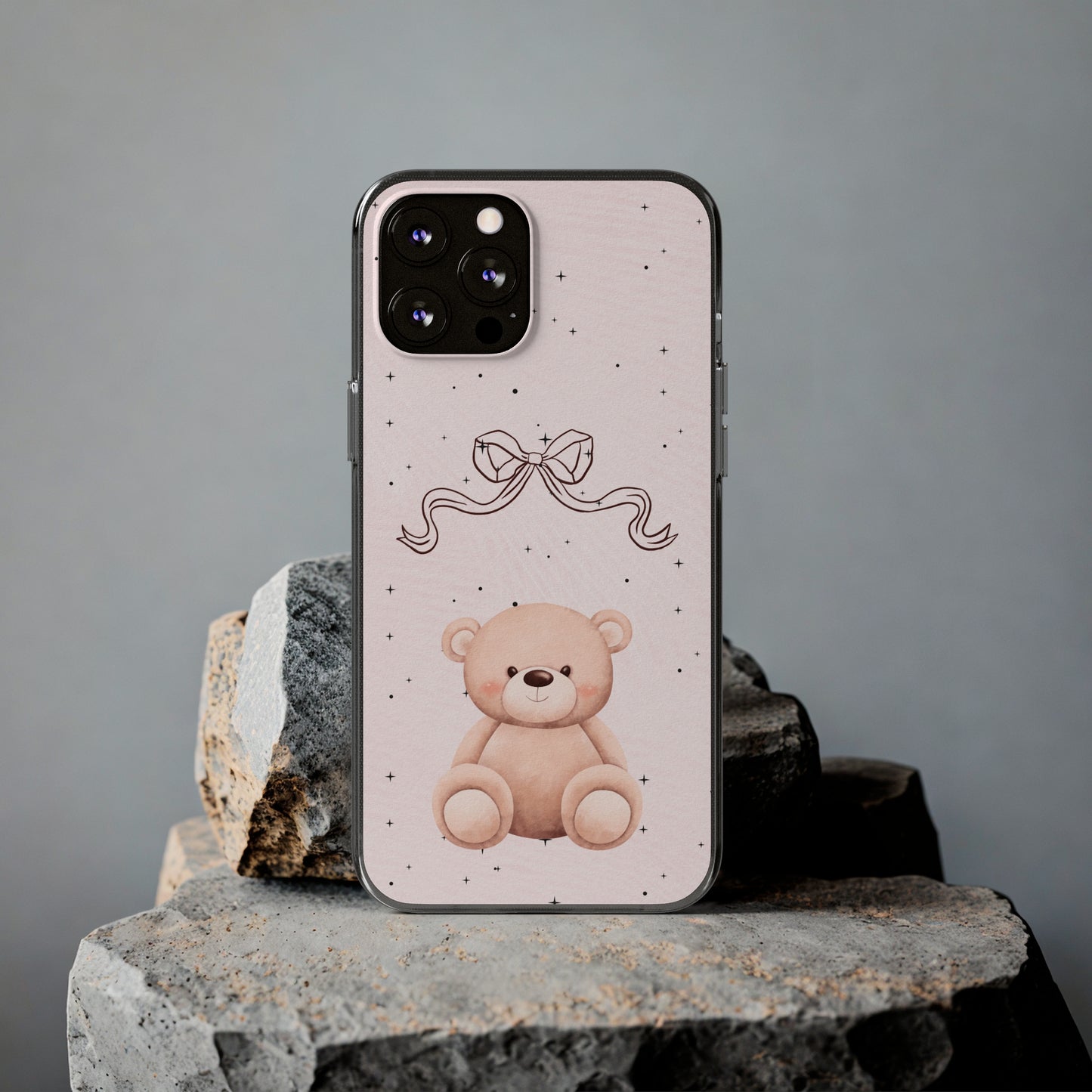 Cute Bear and Bow Phone Case
