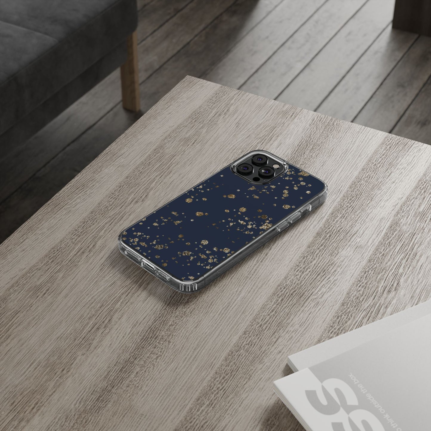 Elegant Glitter Clear Phone Case