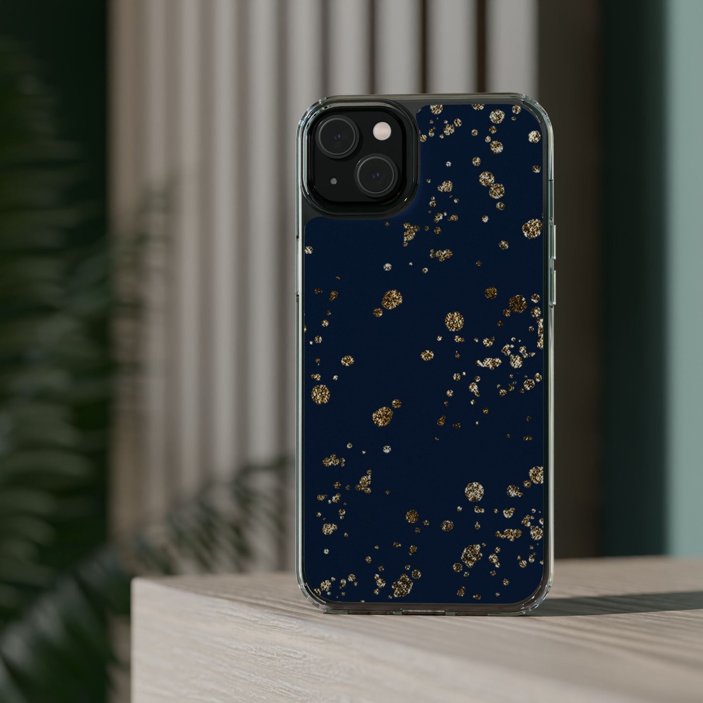 Elegant Glitter Clear Phone Case