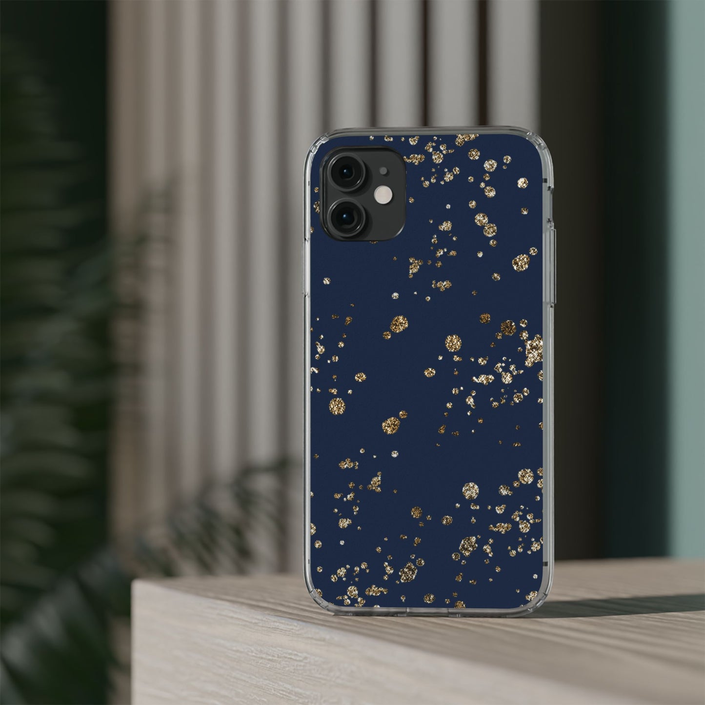 Elegant Glitter Clear Phone Case