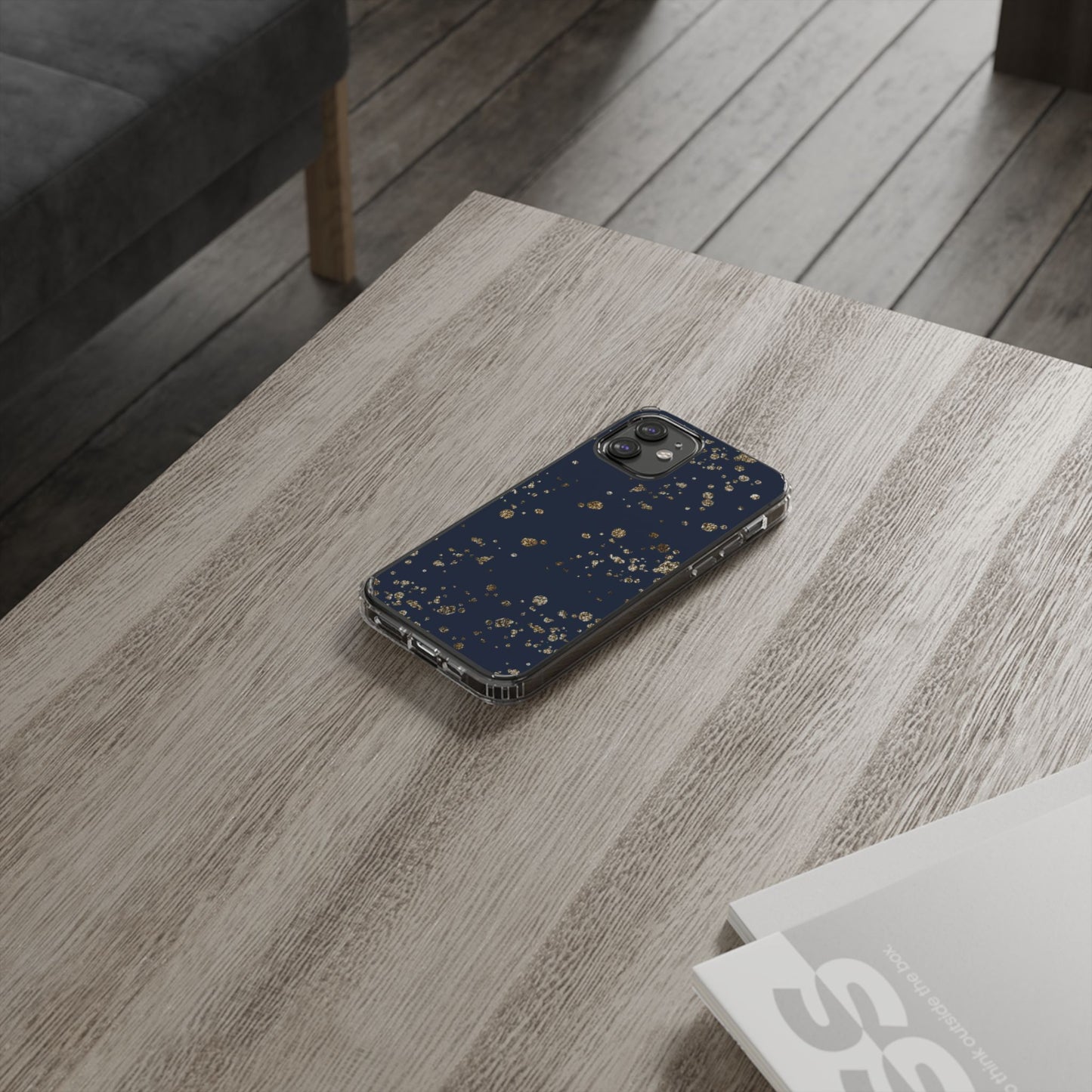 Elegant Glitter Clear Phone Case