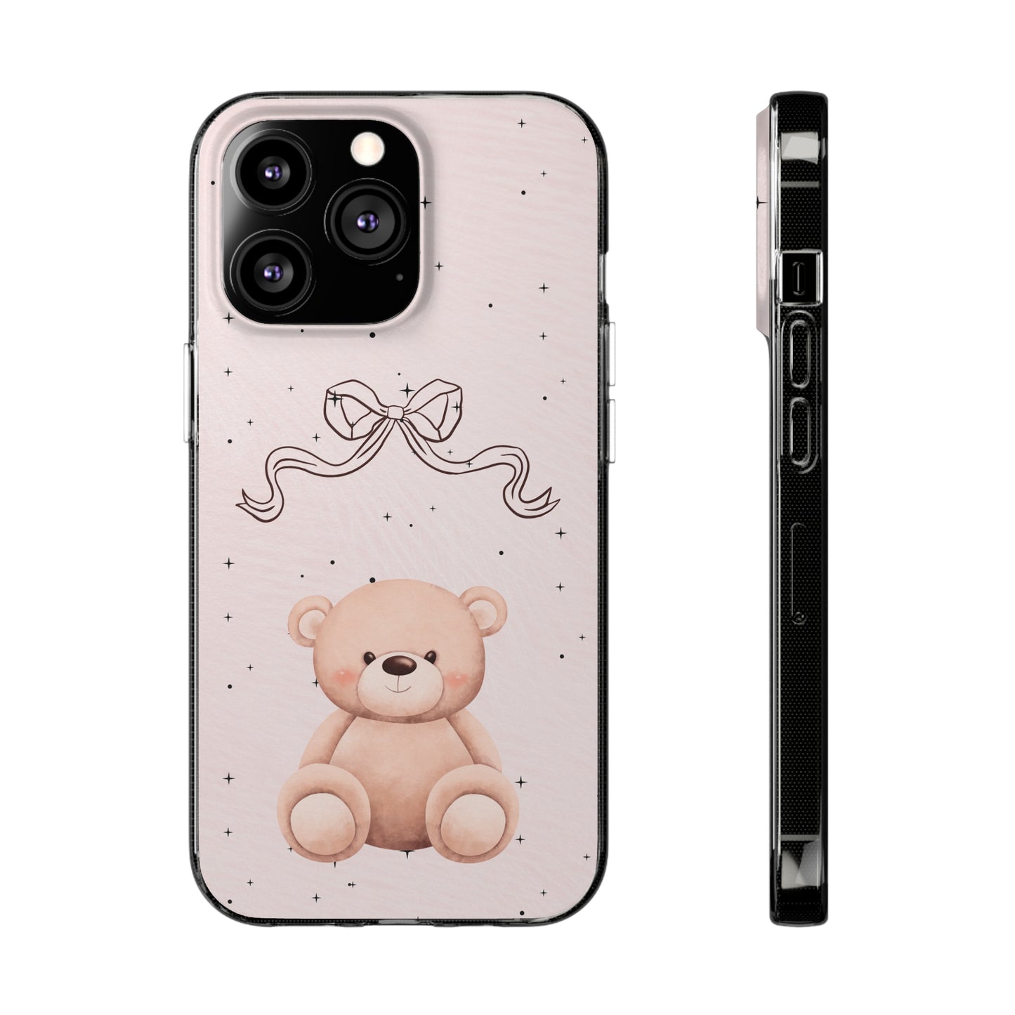 Cute Bear and Bow Phone Case