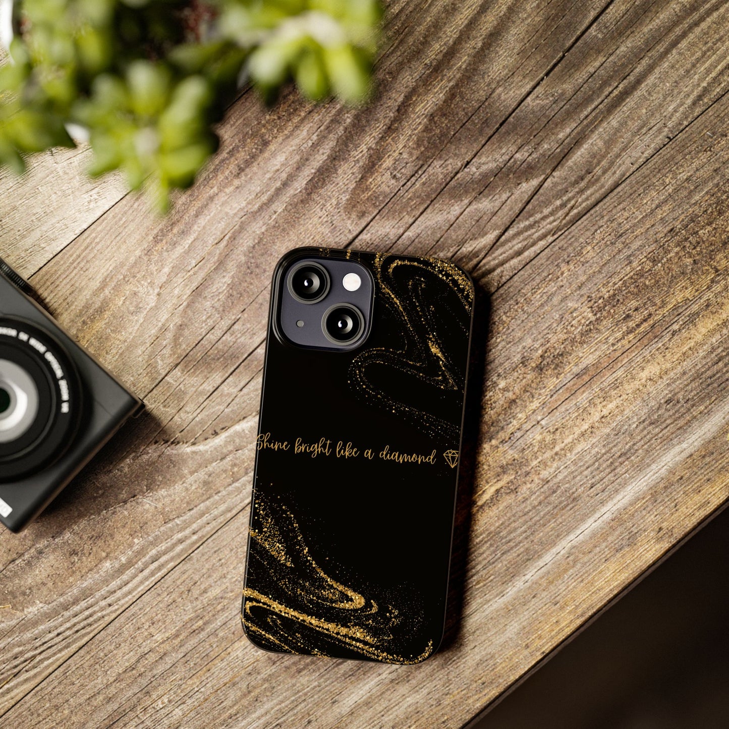 Elegant Glitter Phone Case - "Shine Bright Like a Diamond" Design