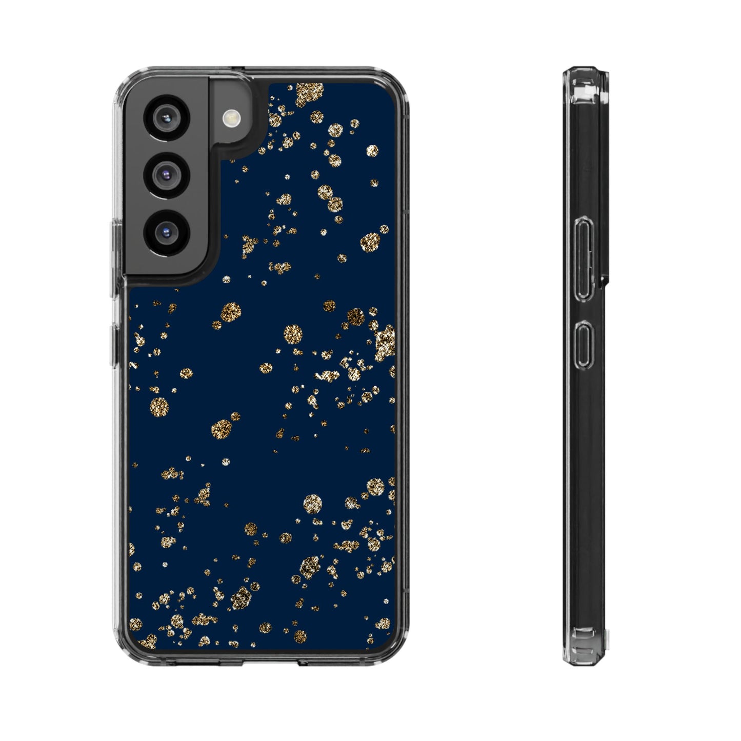 Elegant Glitter Clear Phone Case