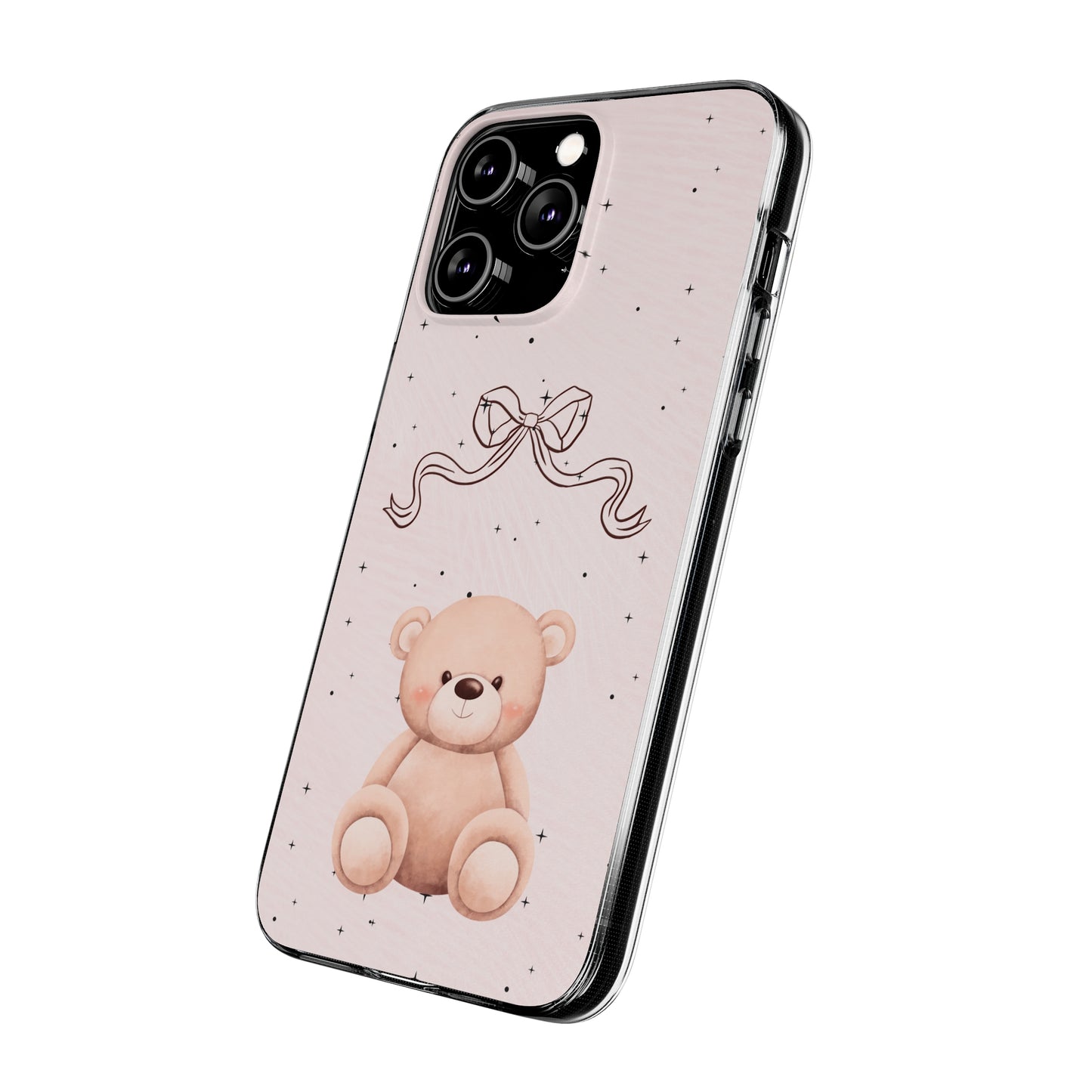 Cute Bear and Bow Phone Case