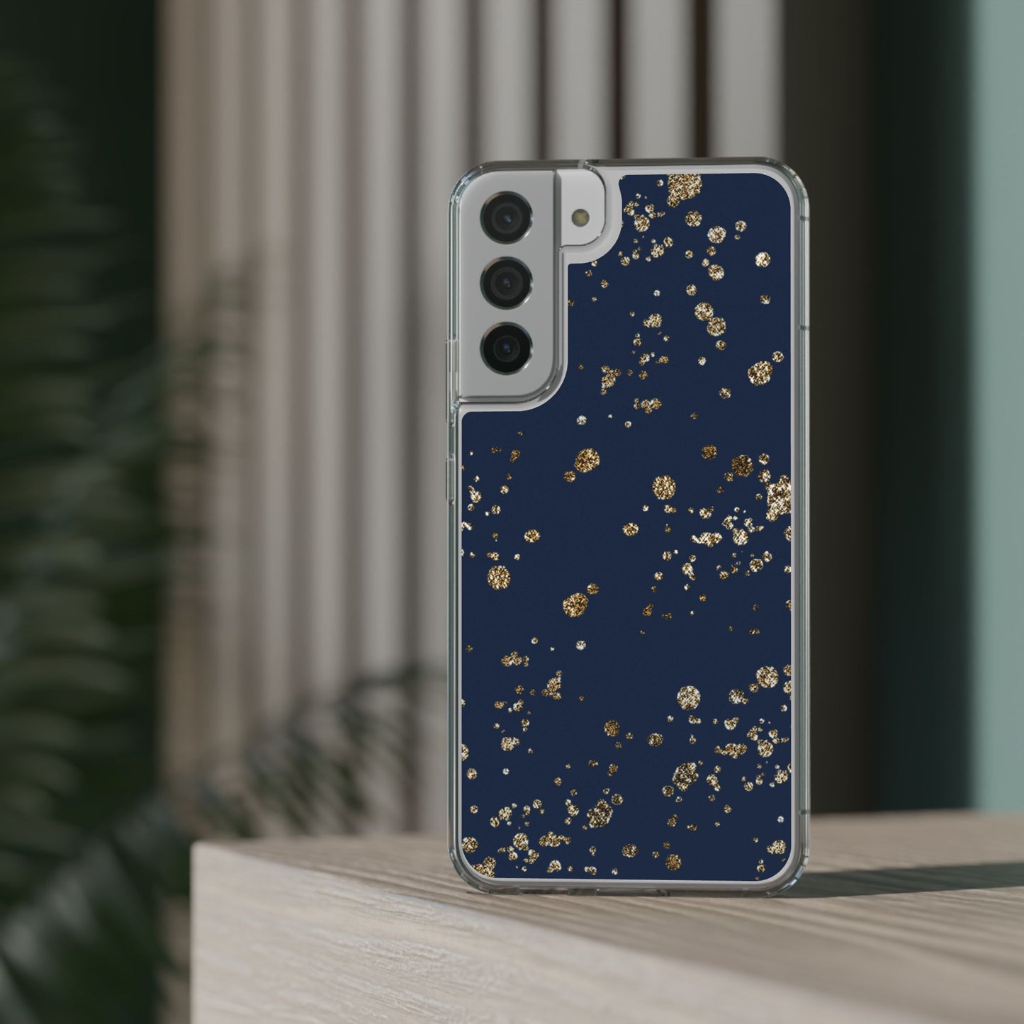 Elegant Glitter Clear Phone Case