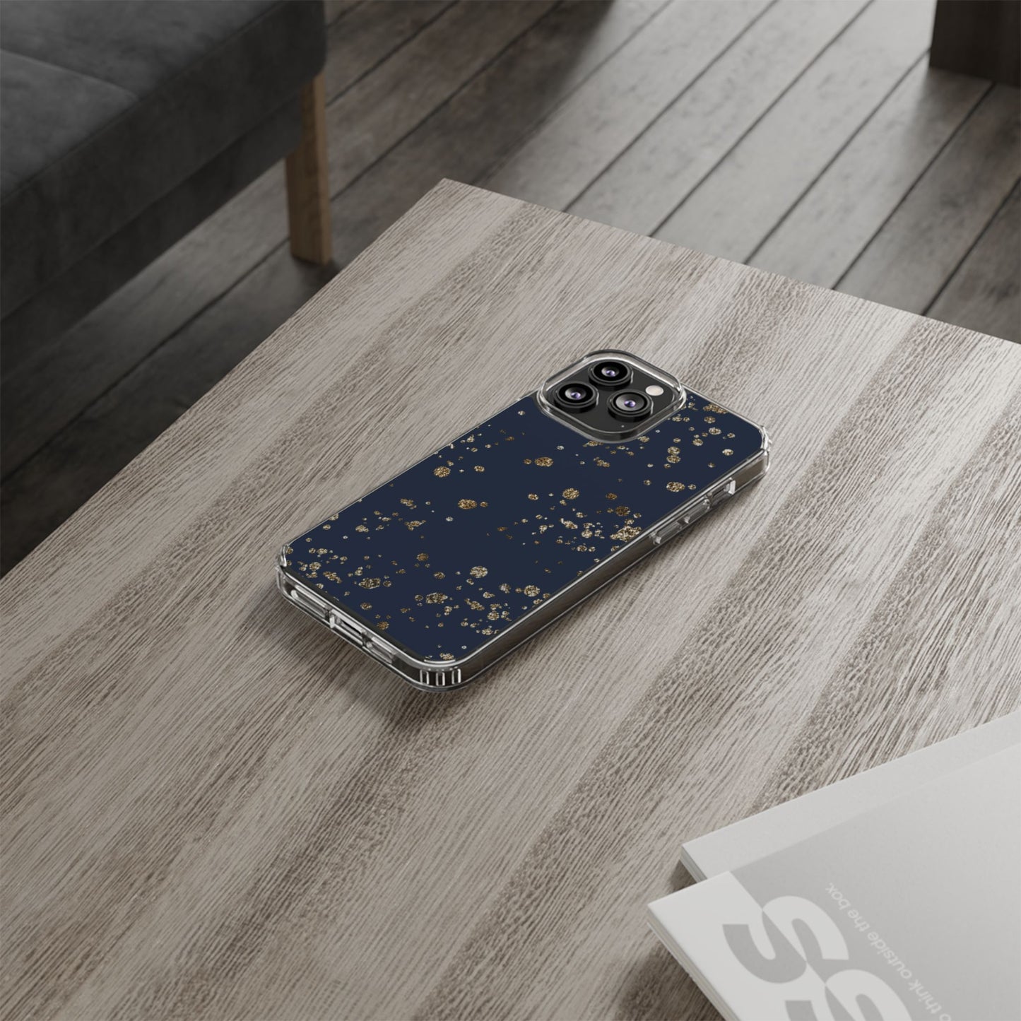 Elegant Glitter Clear Phone Case