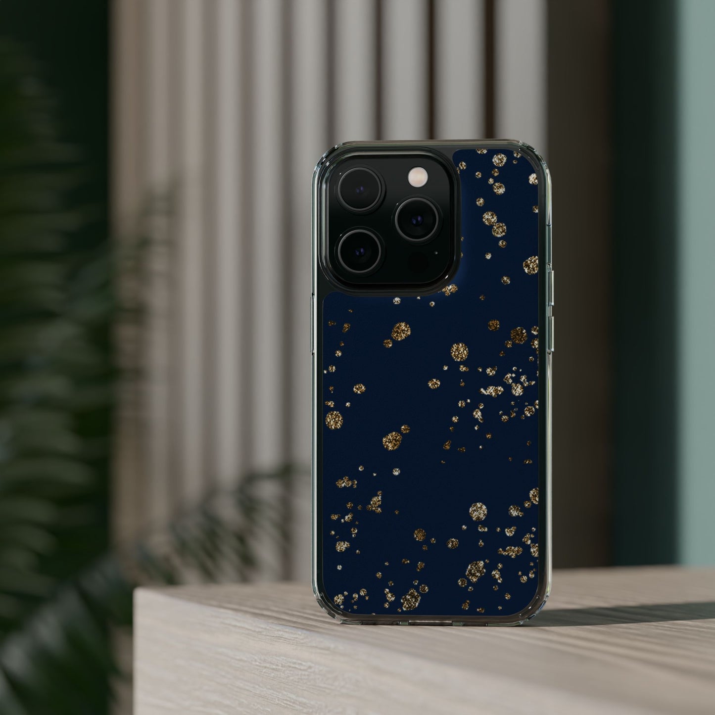 Elegant Glitter Clear Phone Case