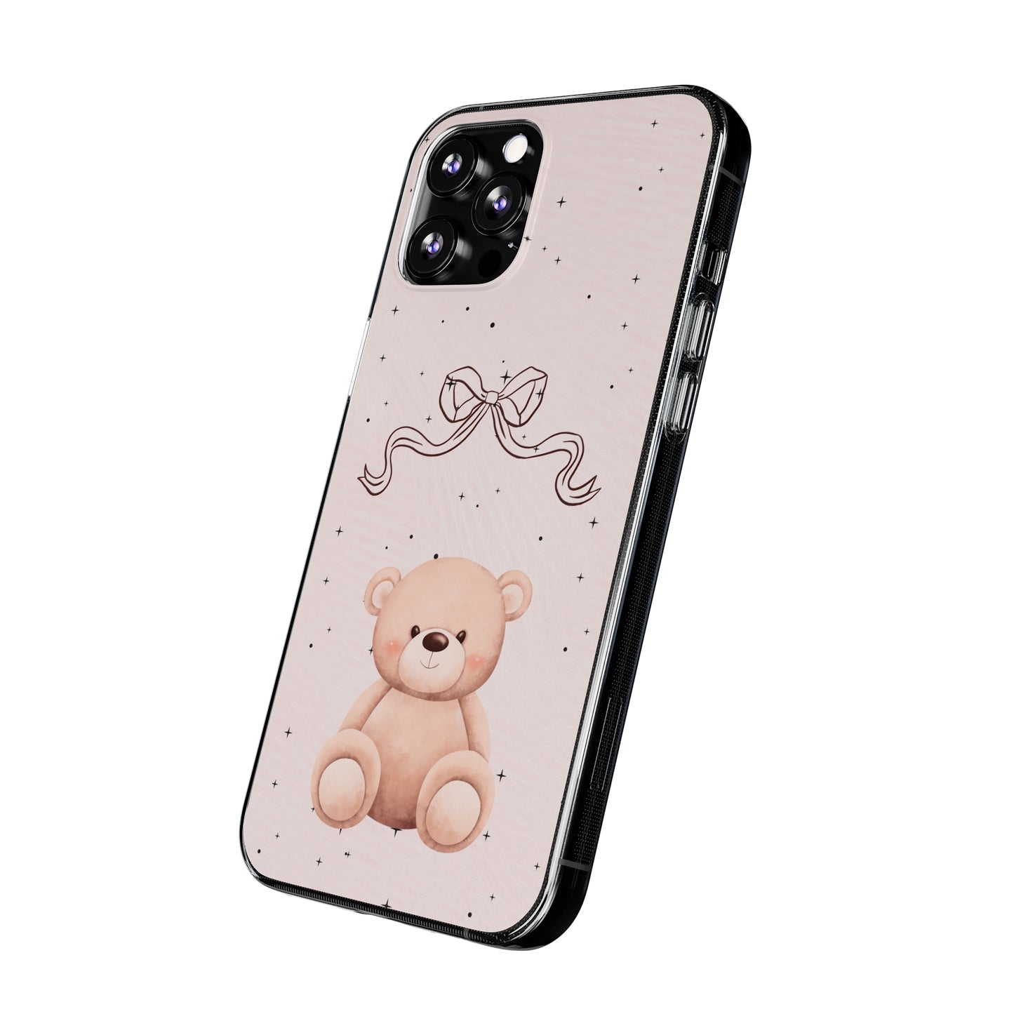 Cute Bear and Bow Phone Case