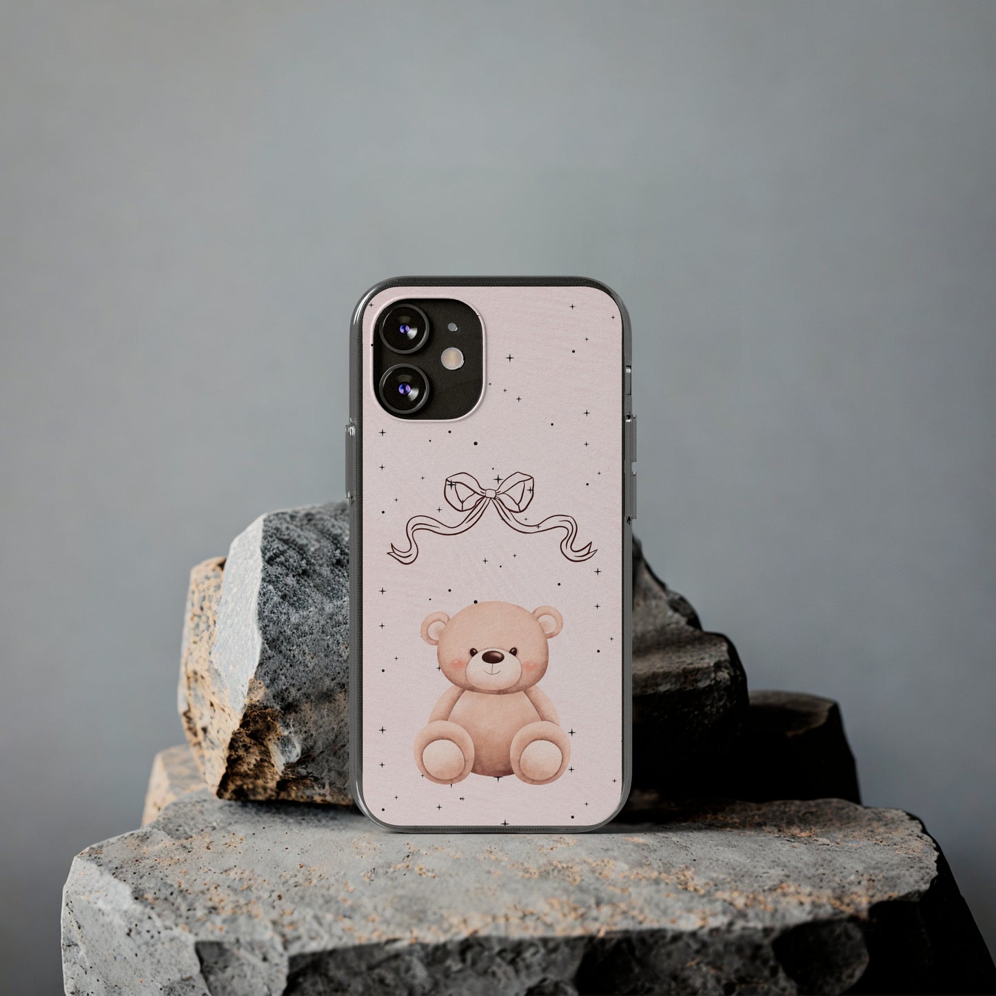 Cute Bear and Bow Phone Case