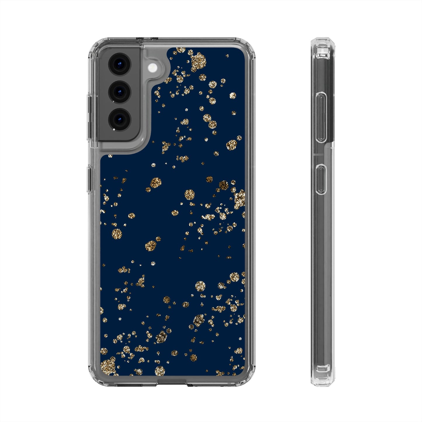 Elegant Glitter Clear Phone Case