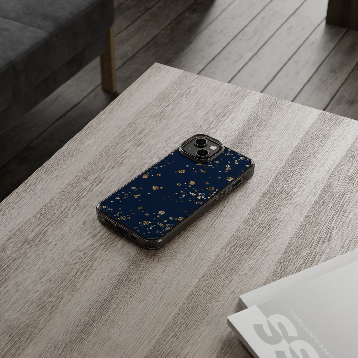 Elegant Glitter Clear Phone Case