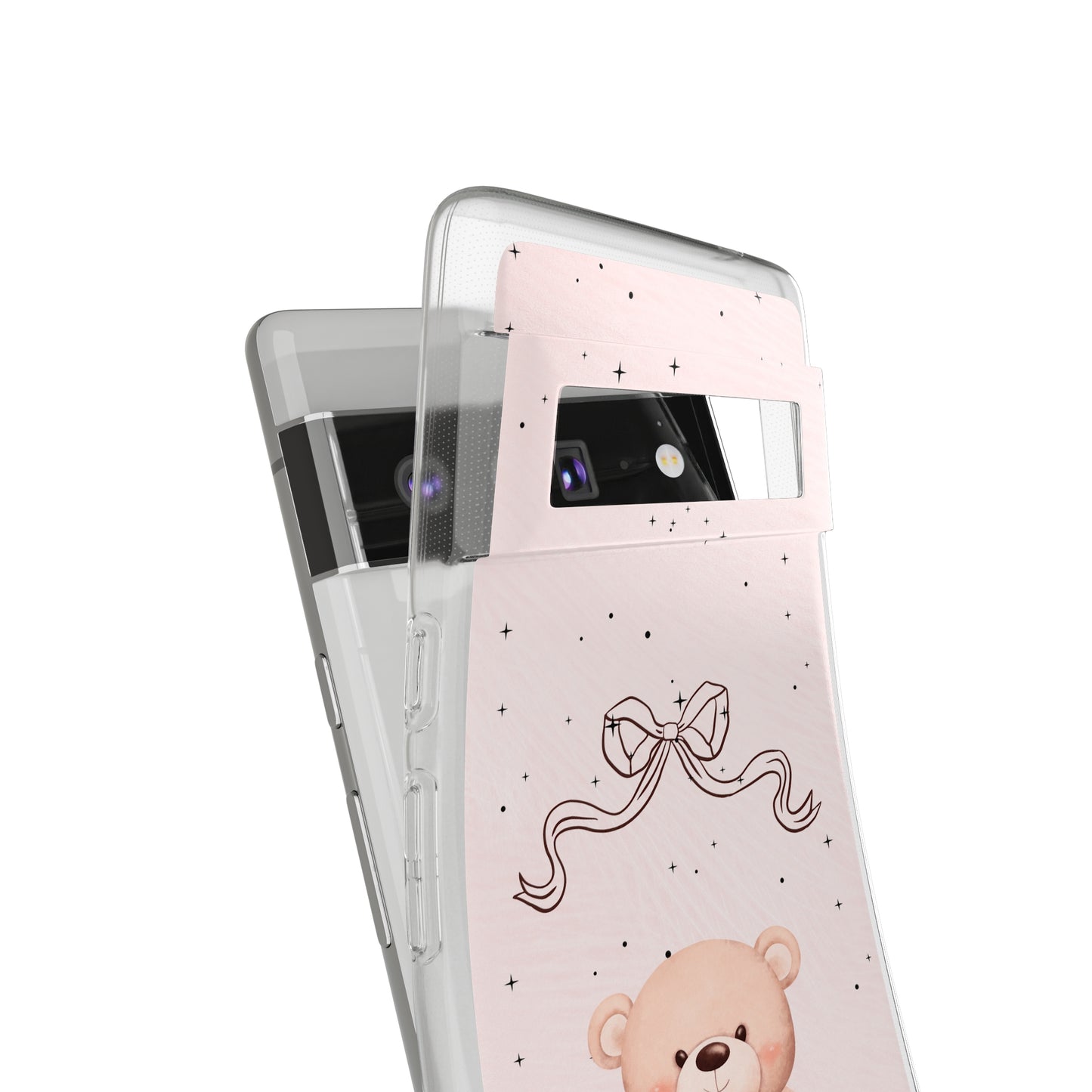 Cute Bear and Bow Phone Case