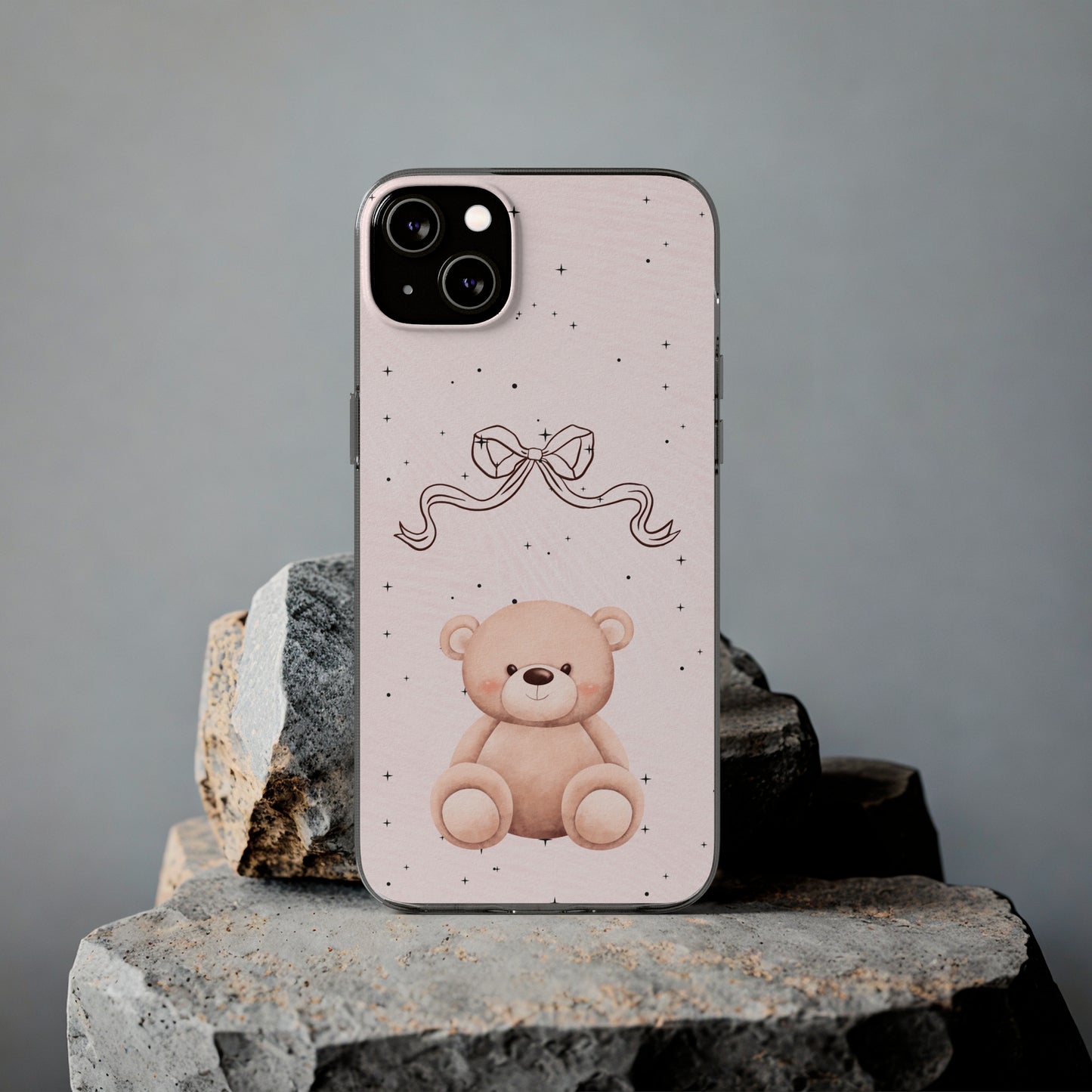 Cute Bear and Bow Phone Case