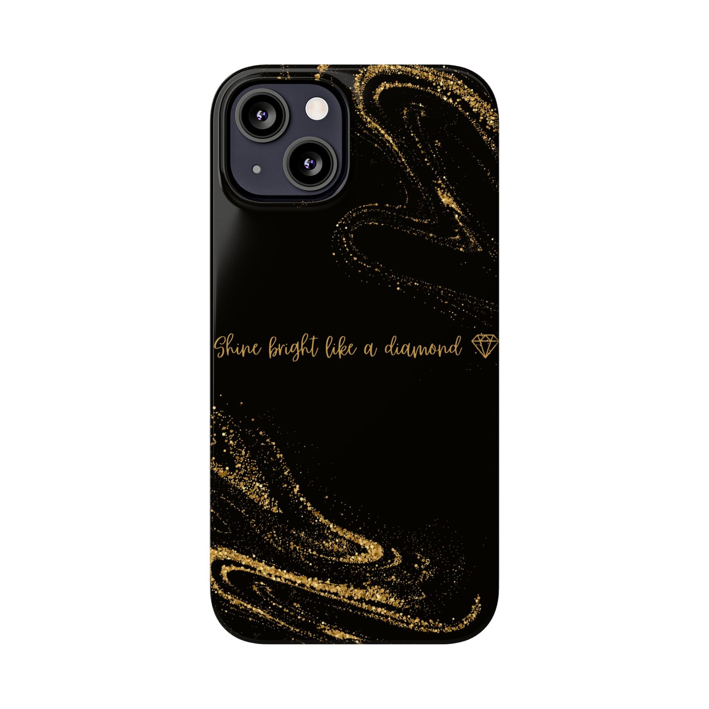 Elegant Glitter Phone Case - "Shine Bright Like a Diamond" Design