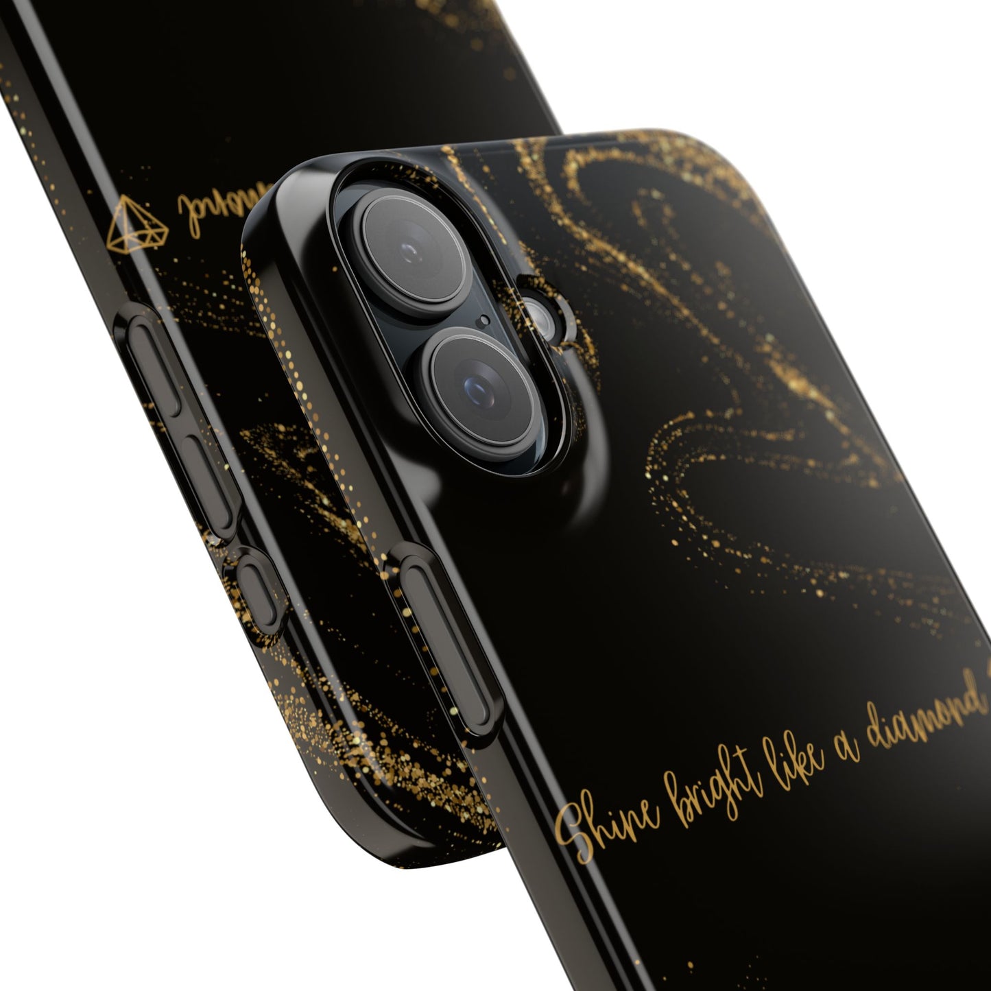 Elegant Glitter Phone Case - "Shine Bright Like a Diamond" Design